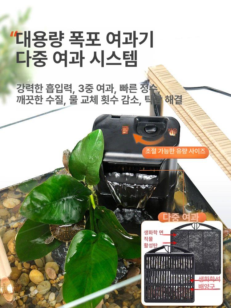 혼합 수족관 유리 다중 키우기 생태 격리 금붕어 탱크 뚜껑 걸이형 클립 둥근 입문 - 상세 이미지 4