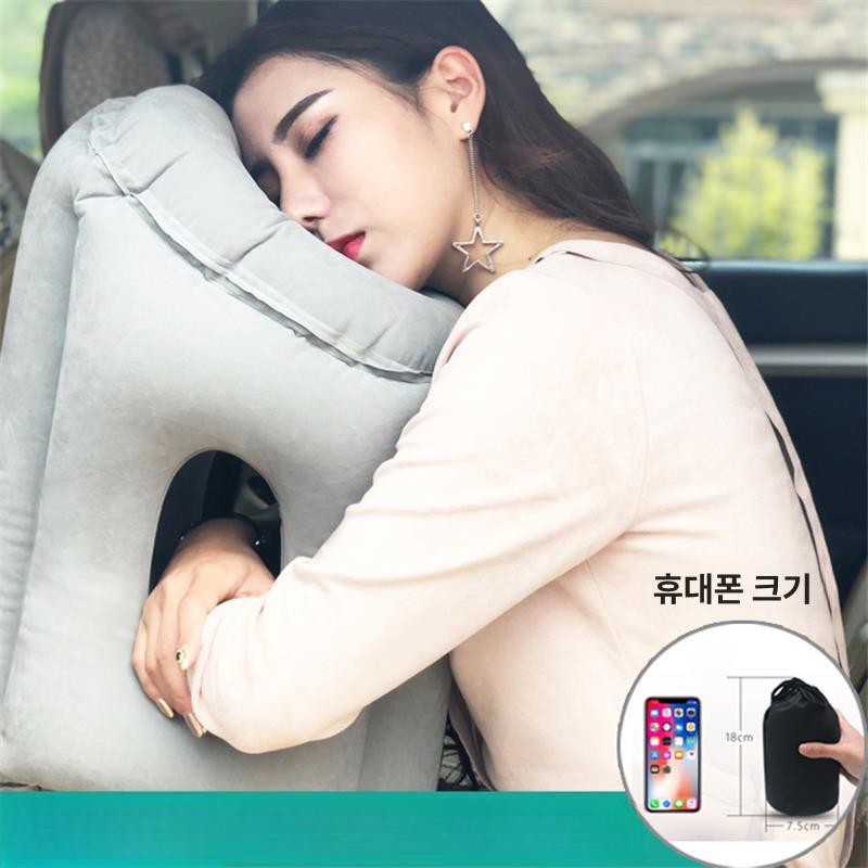 기내용 비행기베개 여행용 넥 폼 목베게 목베개 필로우 목쿠션 비행기용 - 상세 이미지 2