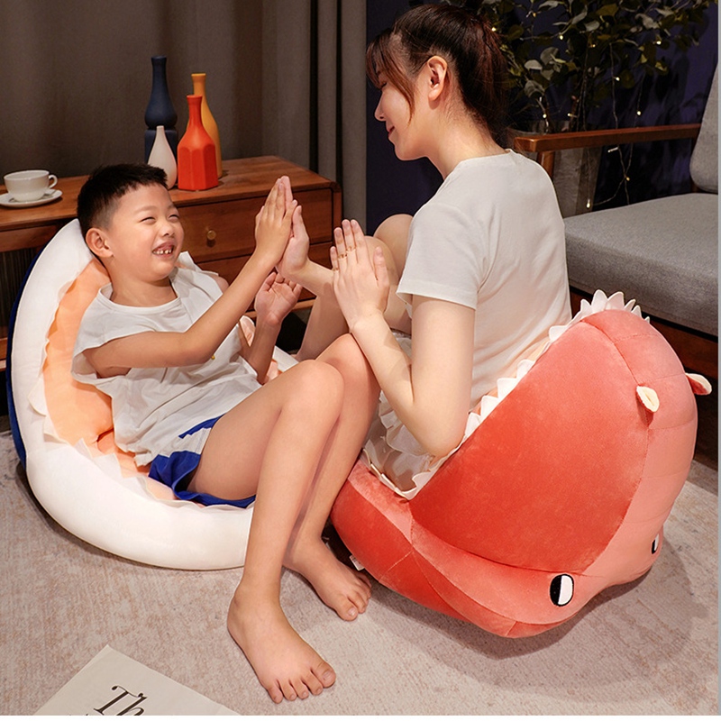 소파의자 상어 어린이 인테리어 쿠션 재미있는 원룸 침대 보호대 가구 소음방지 커버 - 상세 이미지 4