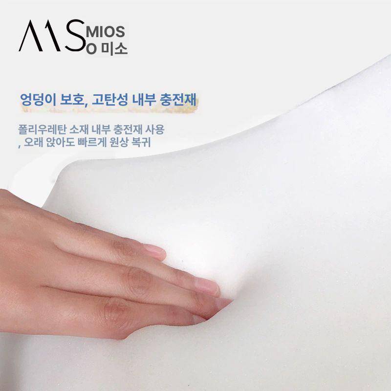 의자 엉덩이지방이식방석 쿠션 검정색 회복 꼬리뼈방석 폼 도넛 - 상세 이미지 4
