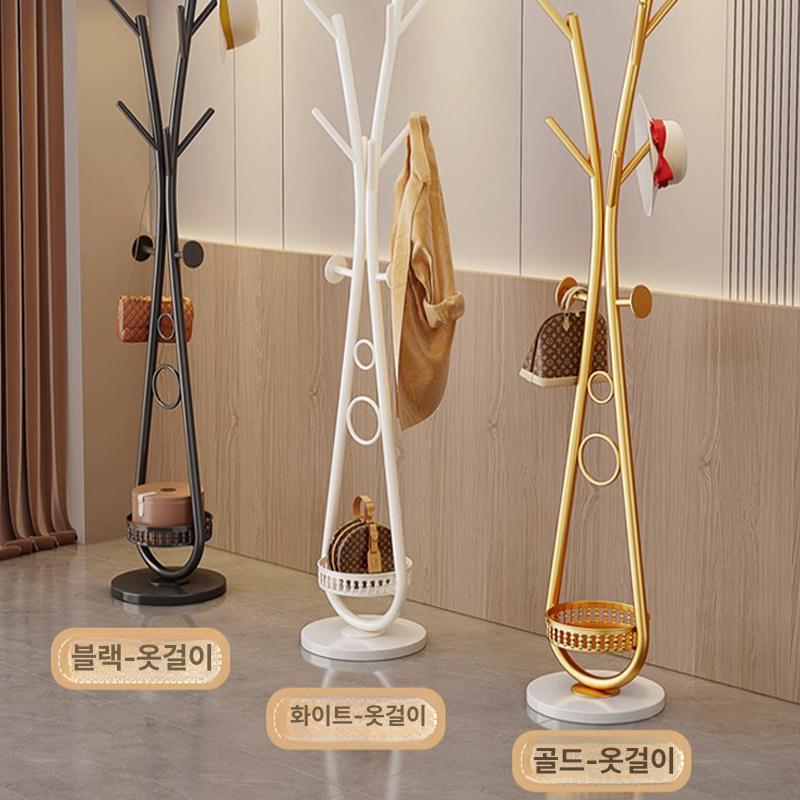 인테리어 옷걸이 북유럽 감성 골드행거 심플 드레스룸 코트 높이 디스플레이 고급 - 상세 이미지 4