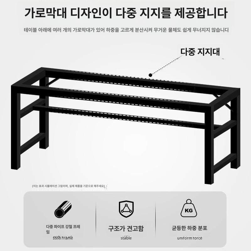 긴탁자 창가테이블 거실 폭좁은테이블 슬림테이블 베란다테이블 틈새테이블 - 상세 이미지 2
