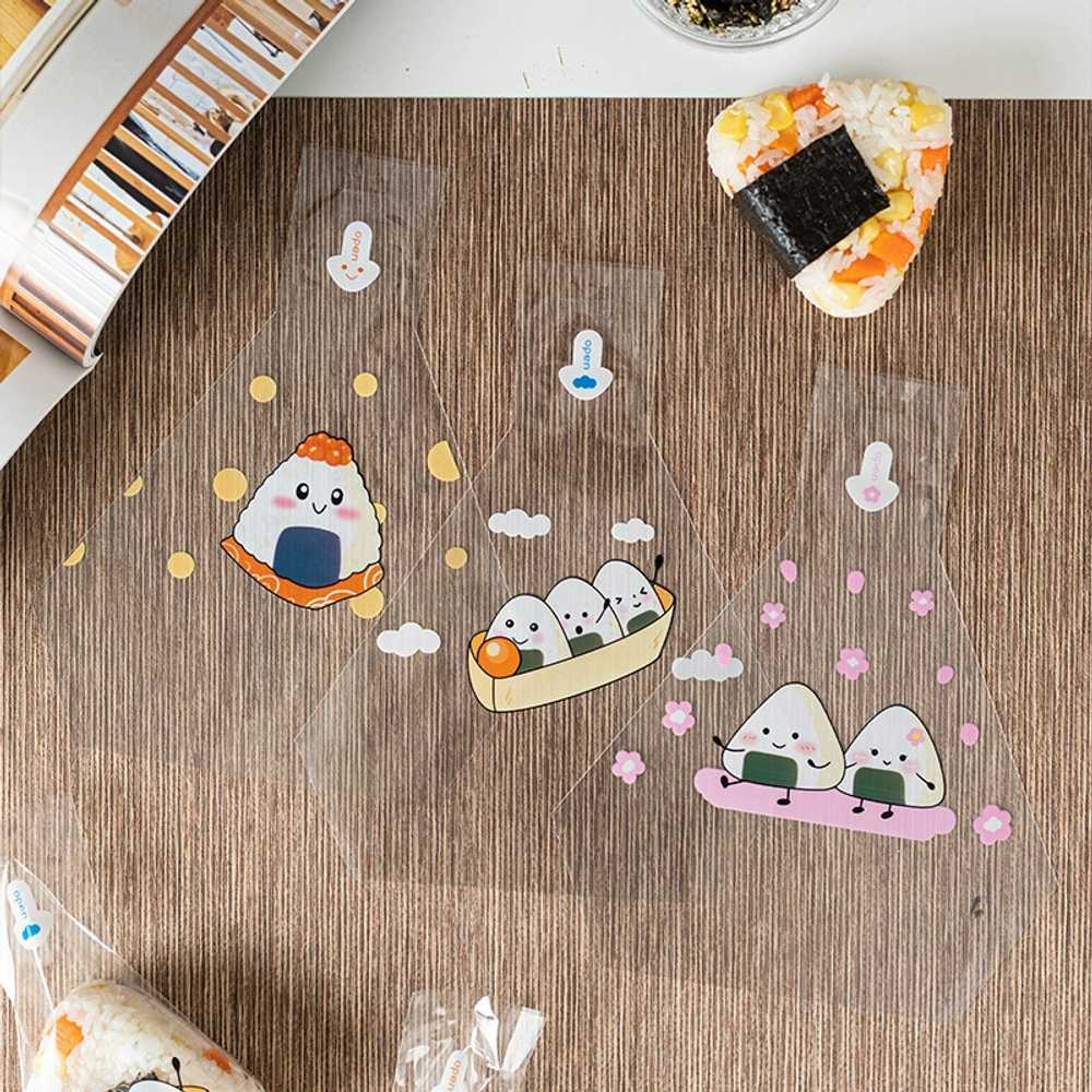 포장지 피크닉 만능 스티커 편의점 비닐 삼각김밥만들기 삼각형 자이언트 특수 - 상세 이미지 5