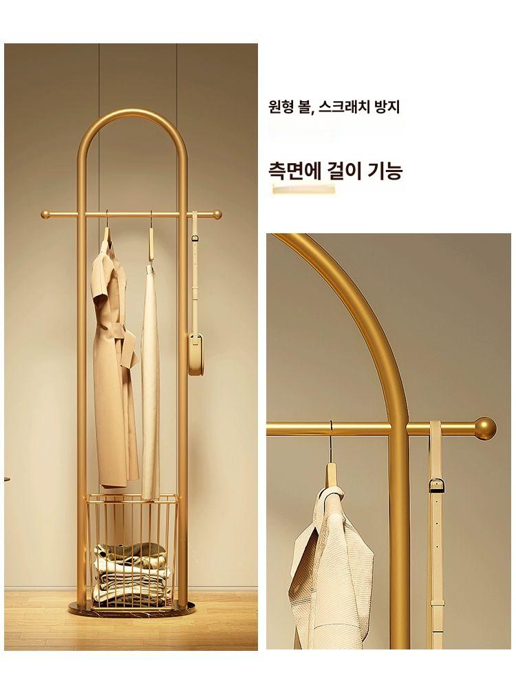 드레스룸 코트랙 스탠드행거 서랍행거 인테리어 시스템행거 원목행거 모던 원룸행거 - 상세 이미지 3