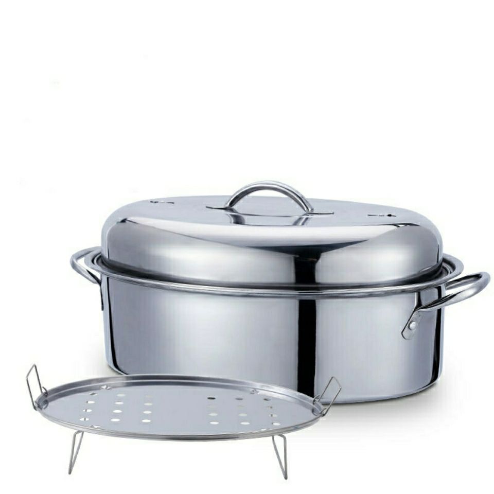 사각찜기 생선찜기 찜통 이단 해산물 찜냄비 스팀 일반스텐 수육용냄비 찜판 주방 - 상품 이미지