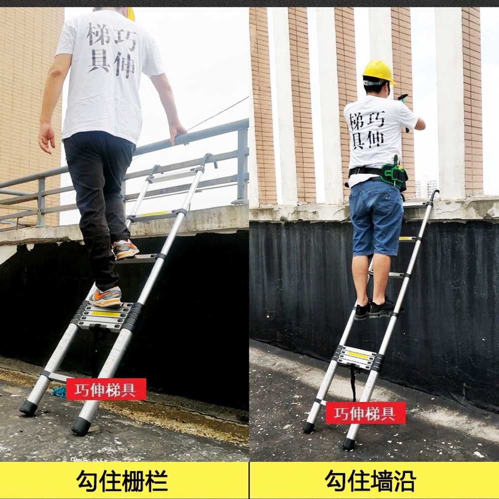 카라반 사다리 폴딩 발받침대 페달 보조 지붕 부착식 차박 후방 후면 스텝 트레일러 - 상세 이미지 4