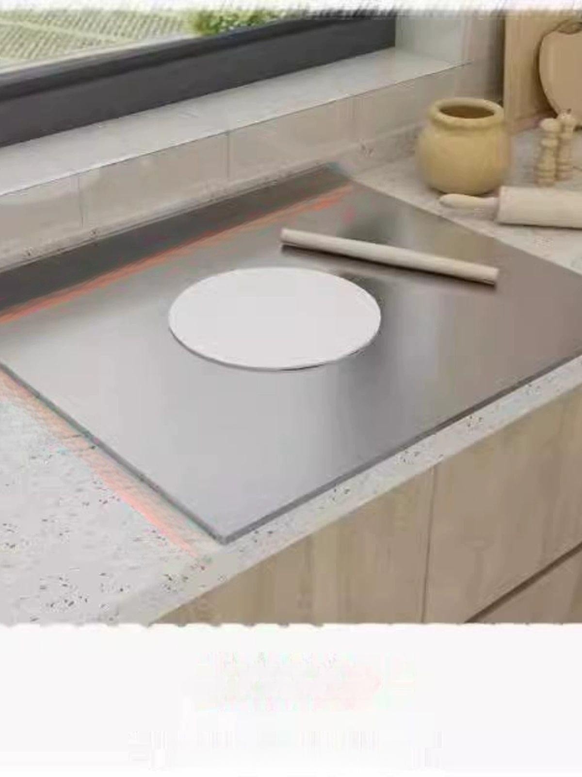 싱크대 스테인레스 상판매트 베이킹 곰팡이 스텐 싱크대상판매트 씽크대보호판 상판 조리대 - 상품 이미지