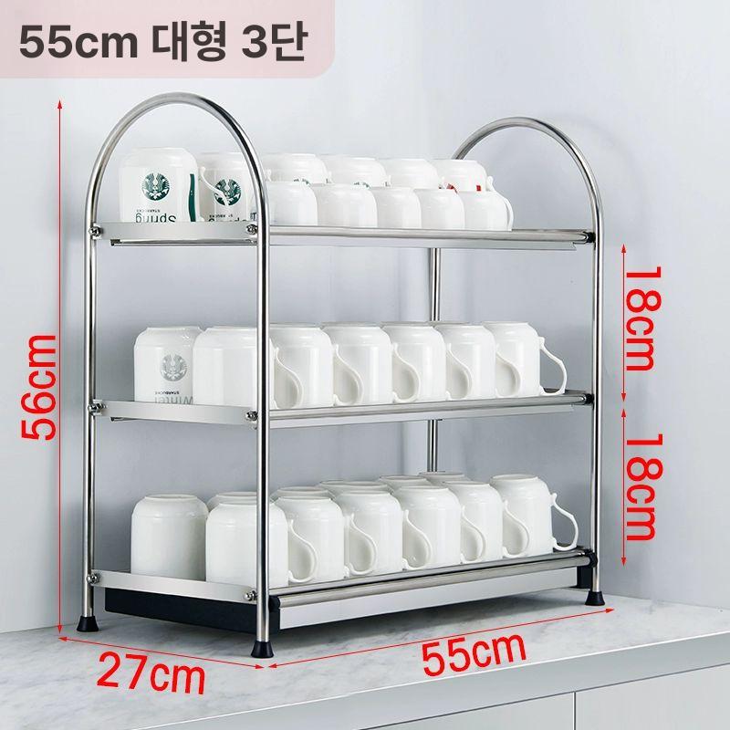 씽크대 상부장 카페 그릇장 장식장 싱크대위수납장 선반장 찻장 팬트리 업소용 엔틱 - 상세 이미지 3