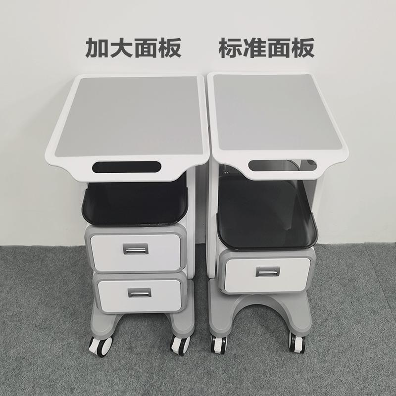 드레싱카 치과용 초음파 웨건 모니터 이동 대형 선반 병원 거치대 서랍 피부과 기본 - 상세 이미지 3