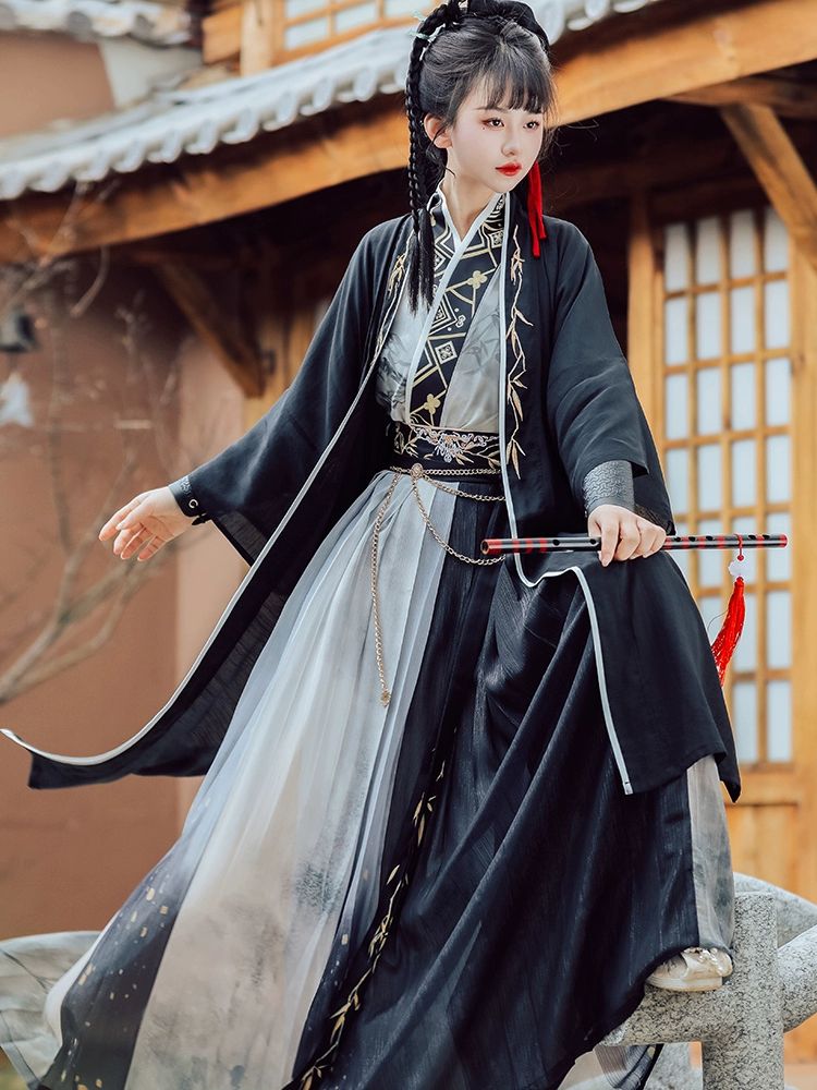 호위무사 한복 여성 컨셉 협객 여자 검객 개량 사진 무사복 무대 무술 어른 사극촬영 - 상세 이미지 3