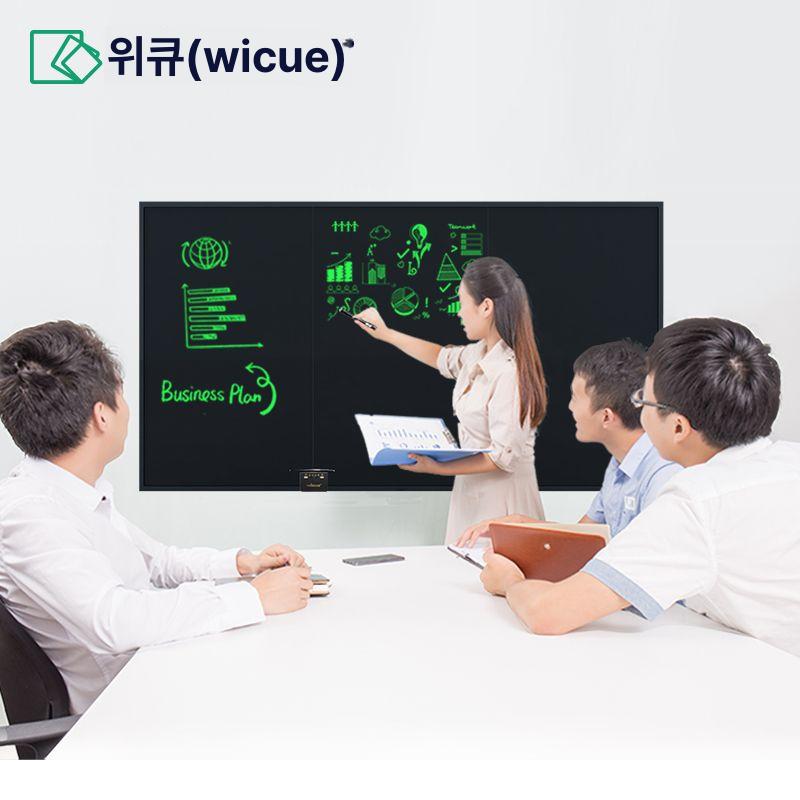 42인치 대형 터치식 전자칠판 벽부형 화면 무선 충전 교육 회의실 프레젠테이션 고휘도 - 상세 이미지 3