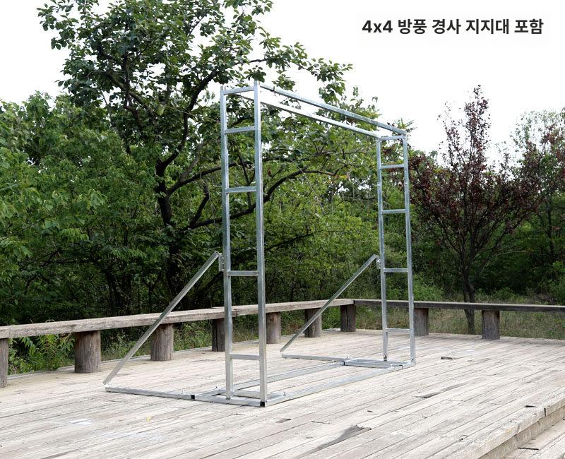 철제 대형현수막거치대 실외 포스터 입간판 스탠드 광고 배너거치대 프레임 방풍 - 상세 이미지 2