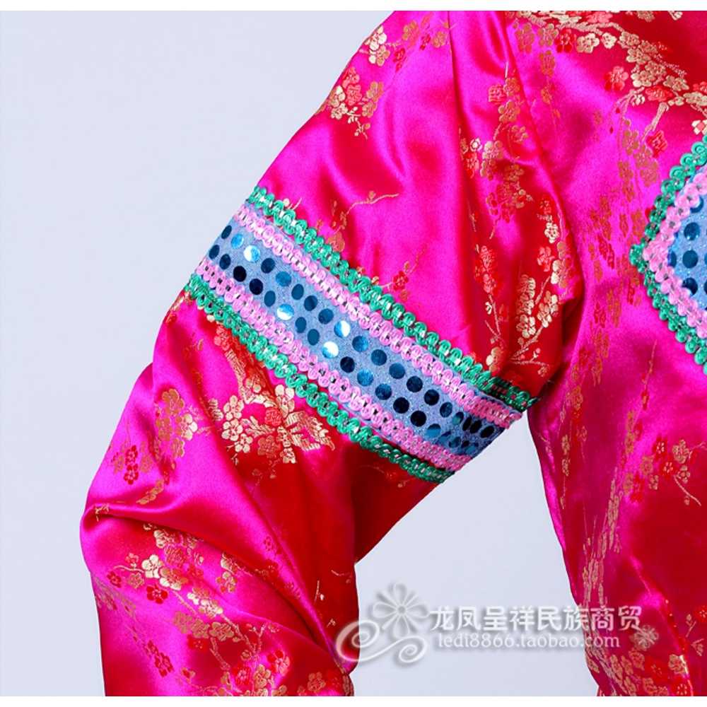 전통 연극 결혼식 파티 몽골옷 할로윈 소수민족 의류 상세페이지 댄스복 사이즈 - 상세 이미지 4