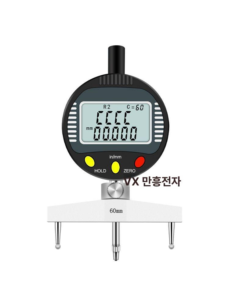 고정밀 곡률 측정기 r게이지 게이지 케량 디지털 곡선 반경 디스플레이 각도 내경 - 상품 이미지