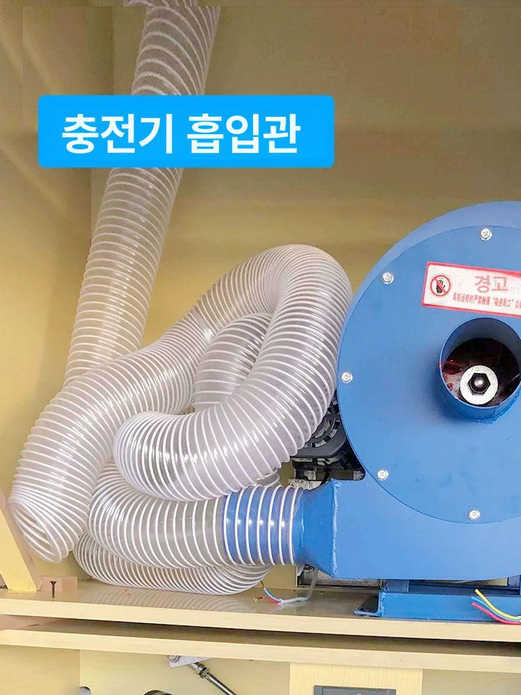 pvc 투명주름관 농업용 환기 배관 목공 내경 덕트 플렉시블 파이프 자바라 배수용 - 상세 이미지 2