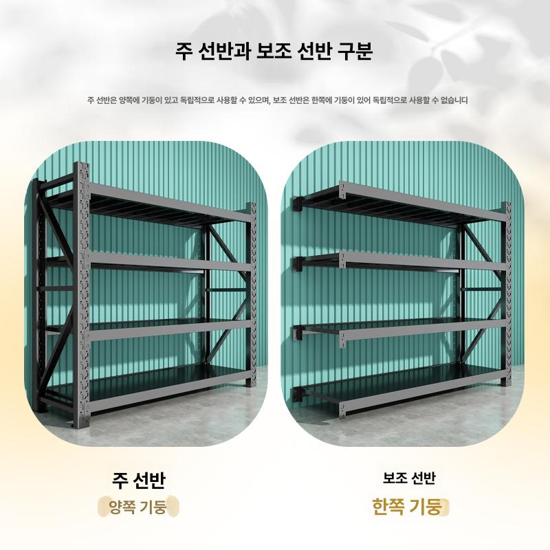 조립식 철제선반 창고 수납 보관 랙 철앵글 - 상세 이미지 5