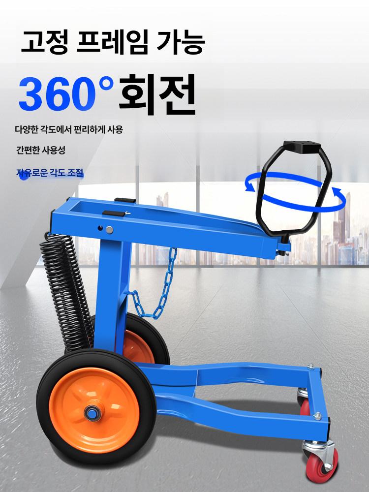 이동식 임팩 렌치 스트로크 수레 거치대 타이어 행거 충전식 정비소 전기 무선 - 상세 이미지 4
