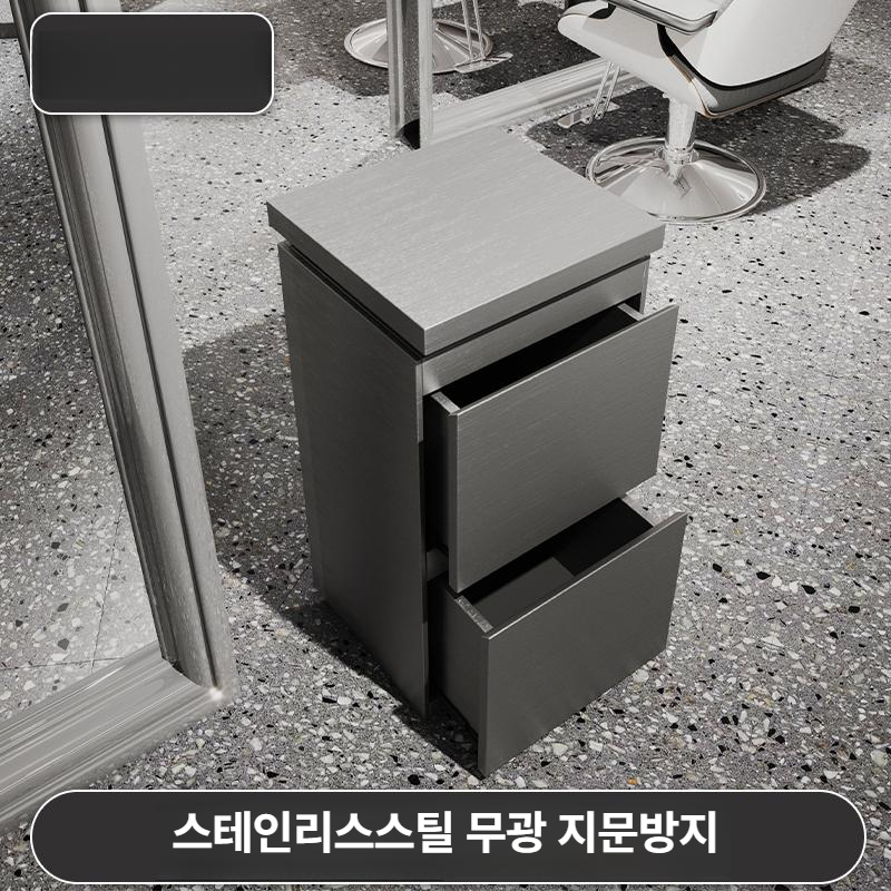 미용실트롤리 미용웨건 미용기기 이동식카트 서랍 수납함 받침대 헤어샵 뷰티 정리대 - 상세 이미지 5