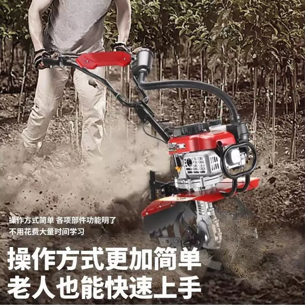 농기계 관리기 미니 밭가는기계 가솔린엔진 경작기 텃밭 경운기 밭갈이 농업용 개간 - 상세 이미지 4