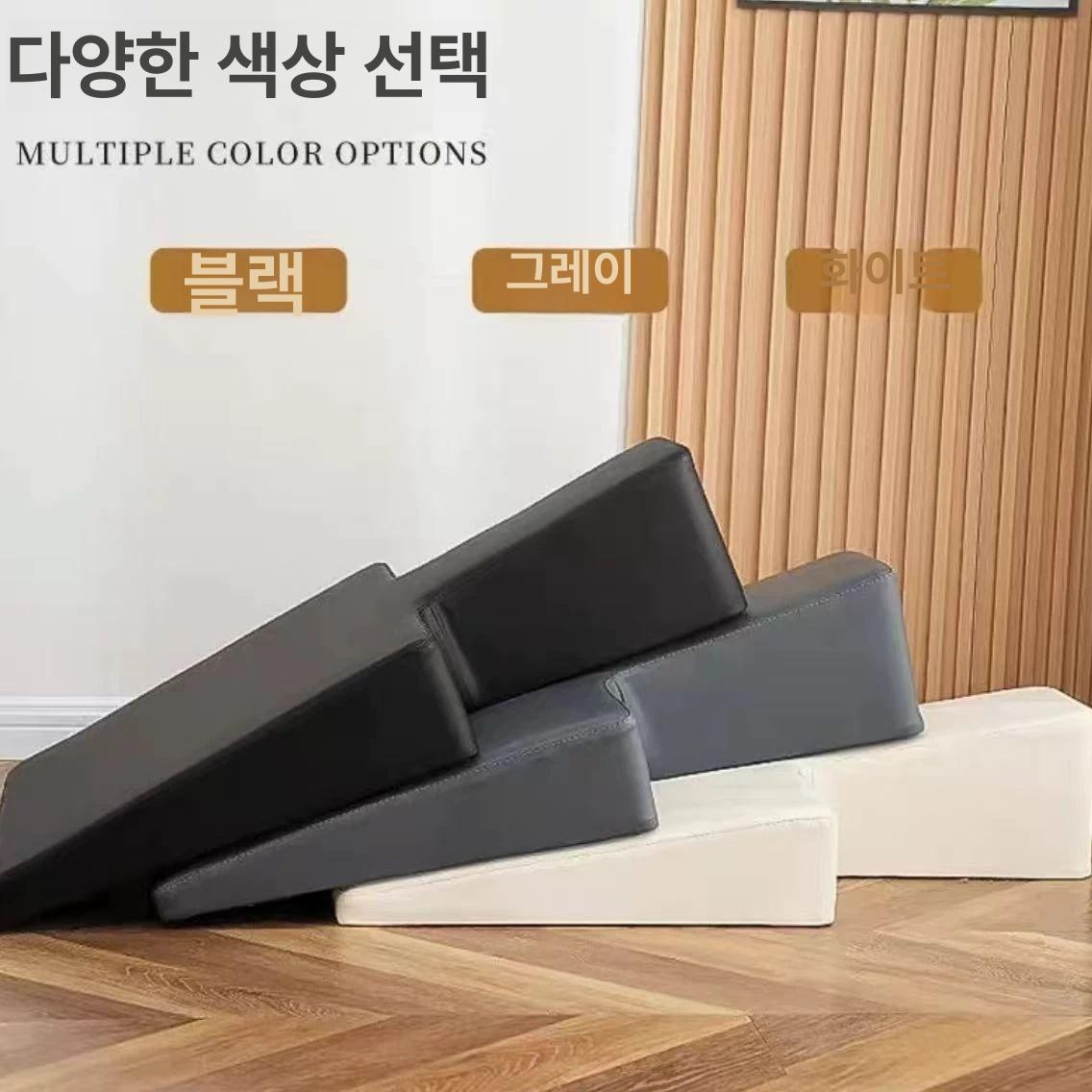필라테스 쐐기베개 삼각형 코어 안정화 쿠션 임산부 운동매트 근력 스트레칭 보조 패드 - 상세 이미지 4