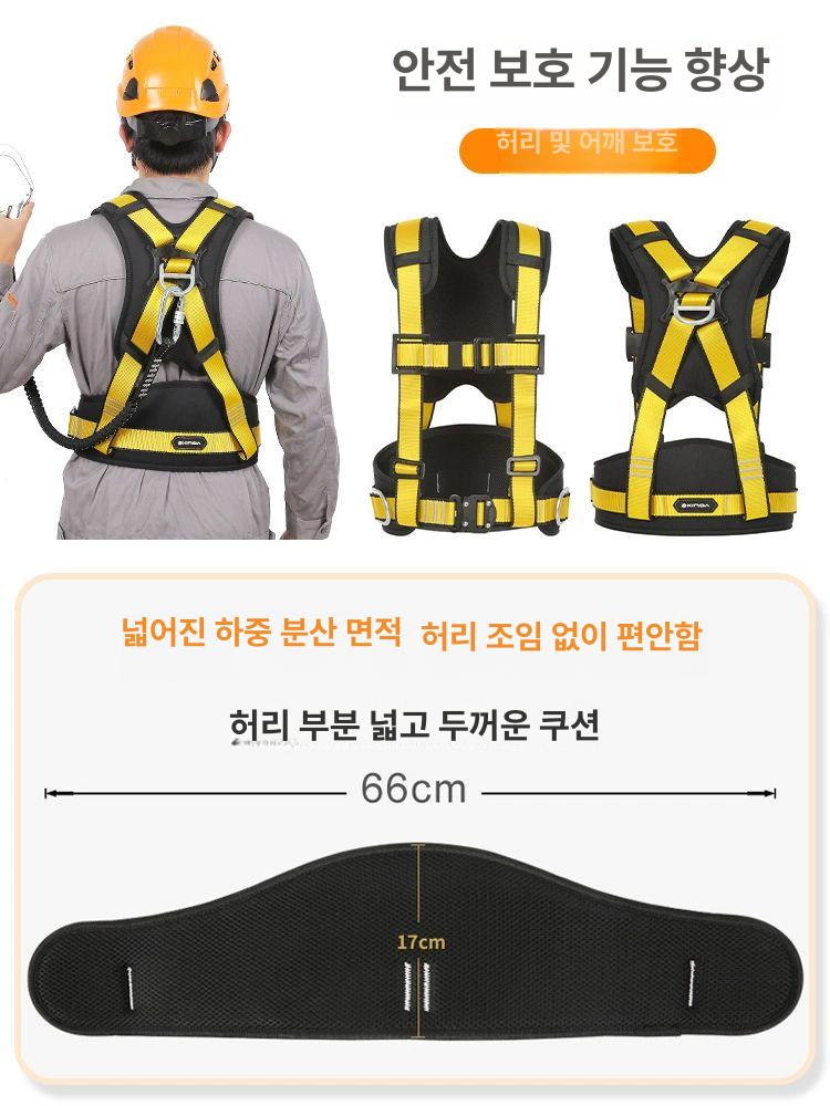 안전 견인벨트 견인로프 고정 스트랩 화물차 차량용 견인바 밧줄 크레인 슬링바 톤 - 상세 이미지 2