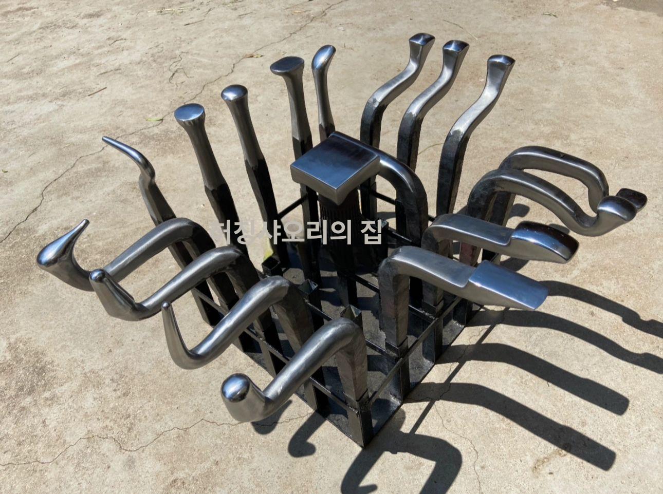 금속가공 모루 철제 공구 단조작업 해머 망치 앤빌 철대 공방 쇠받침대 용접 판금 - 상세 이미지 2