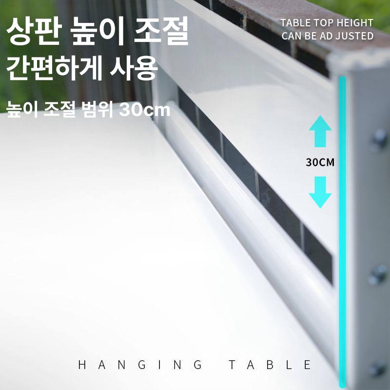 베란다 테이블 접이식 데크 들마루 나무 원목 평상 정자 야외용 방부목 간이 야외 마당 - 상세 이미지 3