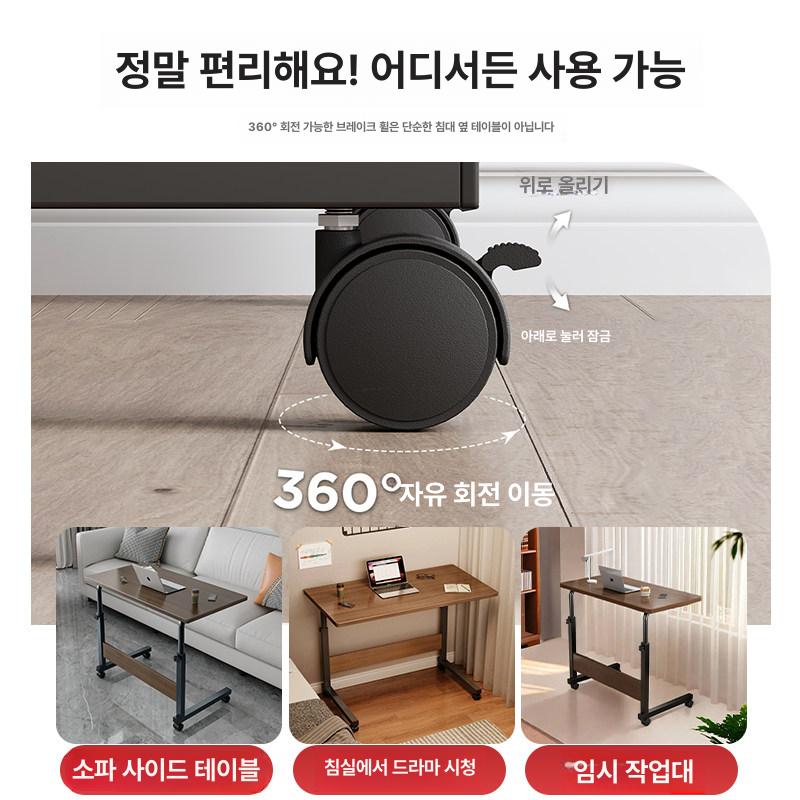 1인용 책상 테이블 원목 노트북 데스크 컴퓨터 공부 수납 가정용 자취방 대학생 - 상세 이미지 4