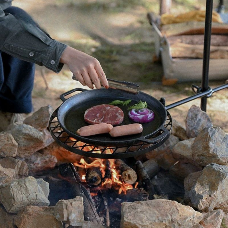 캠핑 직화그릴 숯불 석쇠 바베큐그릴 고기불판 야외 펜션 - 상세 이미지 3