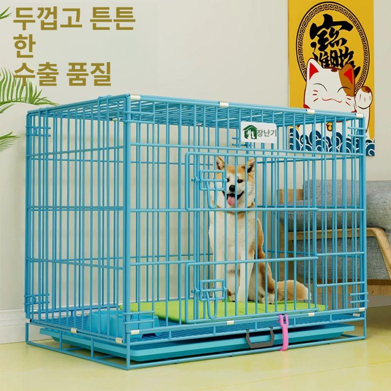 애완견 케이지 접이식 대형 실내 하우스 야외 철장 철망 대형견 애완 애견 펜스 고양이 - 상세 이미지 4