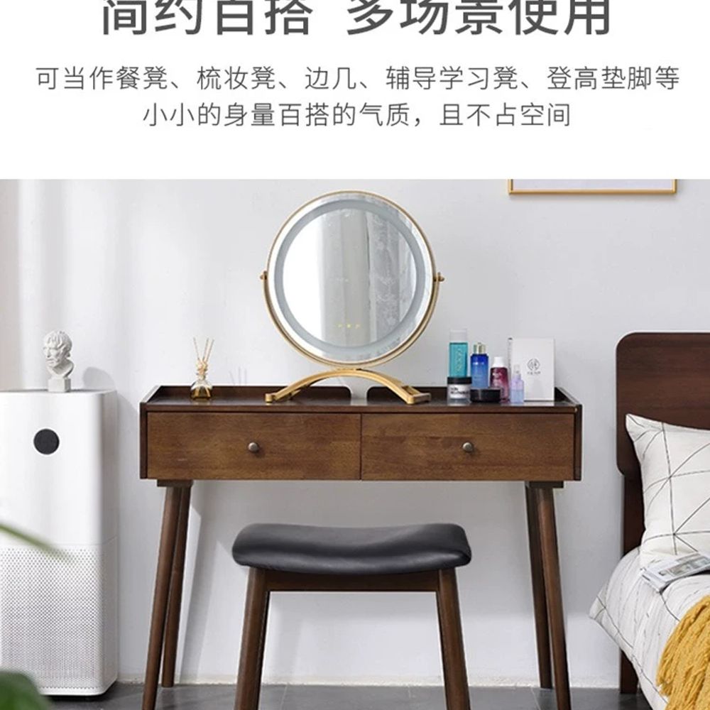 빈티지 간이 미니의자 보조의자 미니스툴 모던 디자인 체어 카페 패브릭 사각스툴 - 상세 이미지 3