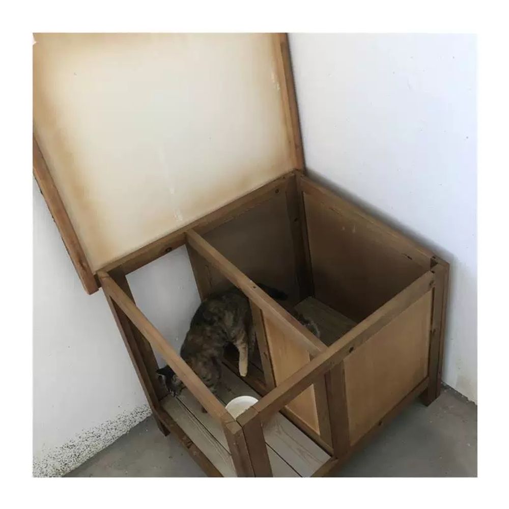보온 고양이집 겨울집 길냥이집 쉼터 실외 방한 견사 겨울용 야외고양이 강아지집 이미지 6
