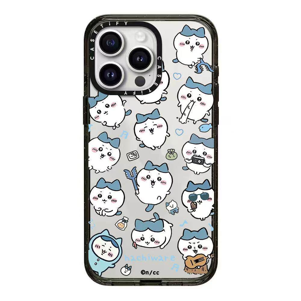 치이카와 아이폰 케이스 17 16 프로 맥스 스마트폰 낙하 방지 전체 보호 먼작귀 폰케이스 우사치 iPhone 17 Pro Max - 상세 이미지 2