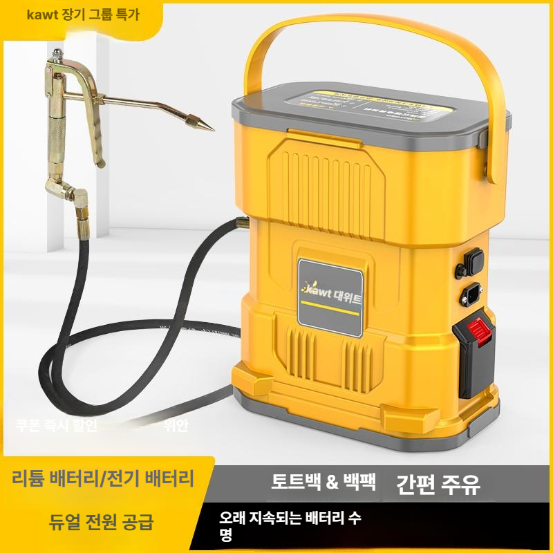 그리스주입기 구리스건 고압 철제 산업용 펌프 공압식 노즐 에어건 그리스건 공업용 - 상세 이미지 2