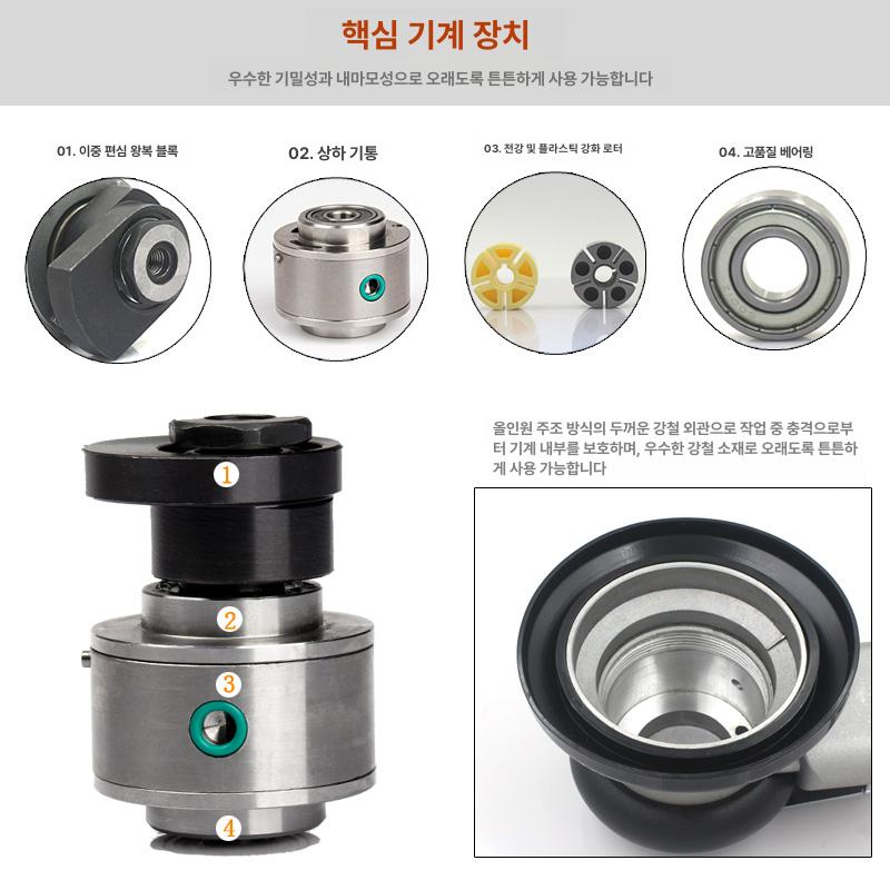 에어 샌딩기 원형 공기압 에어샌딩기 폴리싱 샌더기 머신 제거용 샌딩 액션 그라인더 연마 - 상세 이미지 4