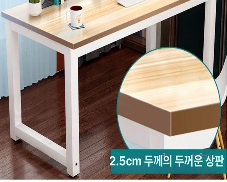 모던 소형컴퓨터책상 학생 게이밍 데스크 노트북 심플 간이 기숙사 틈새 바퀴 공부방 - 상세 이미지 5