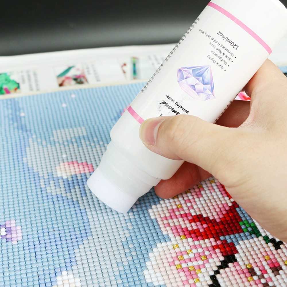 접착제 DIY 비즈 아트 고정 영구 취미 만들기 모자이크 보석십자수코팅제 페인팅 - 상품 이미지
