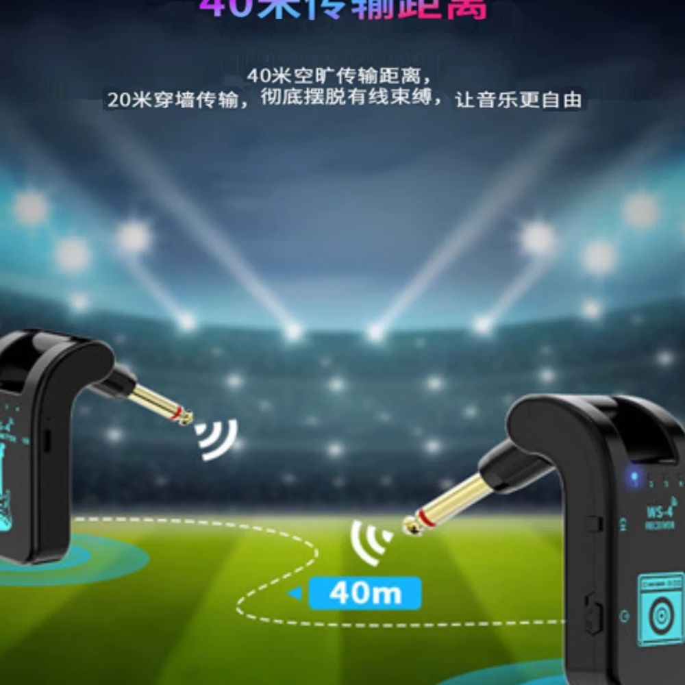 블루투스 일렉기타 악기 베이스 전송기 전자기타 오디오 트랜스미터 트랜시버 - 상세 이미지 4