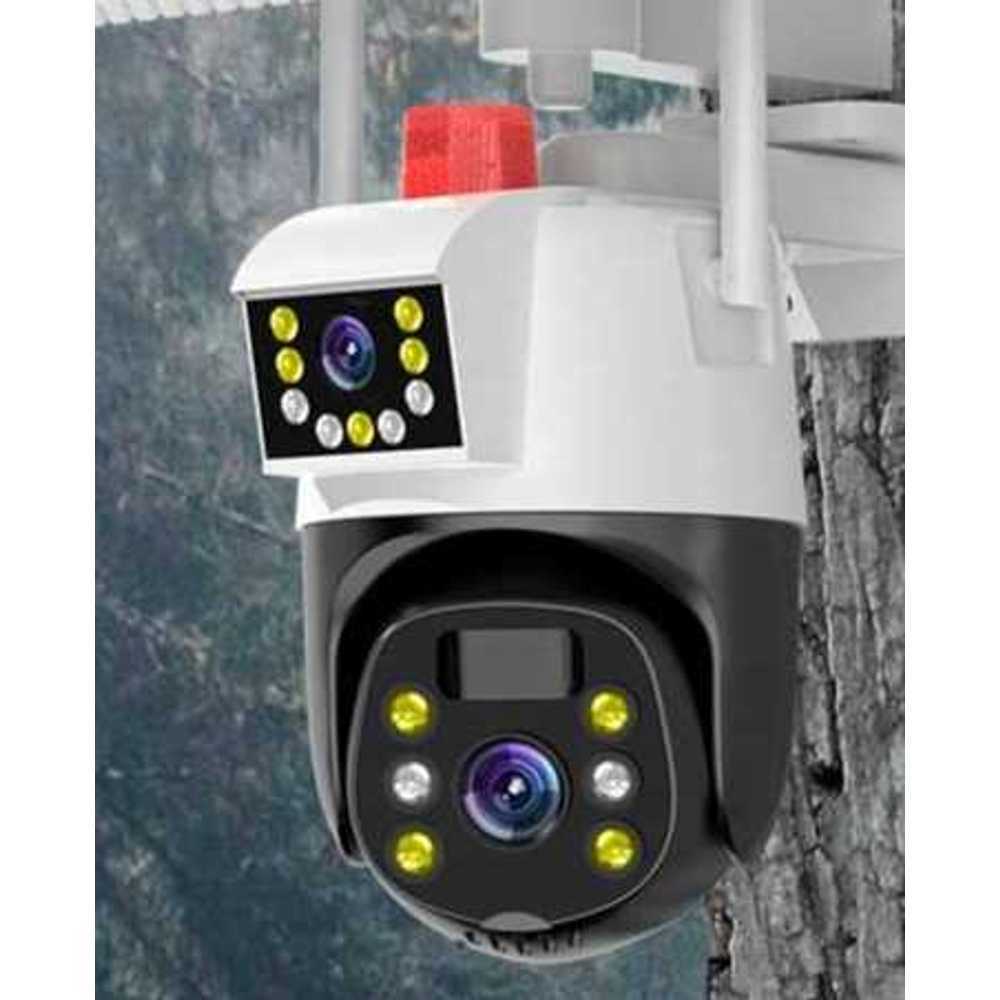 실외무선 cctv 태양열 시골 야외 감시 현관 와이파이 농막 모니터링 패널 광각 줌 - 상세 이미지 2