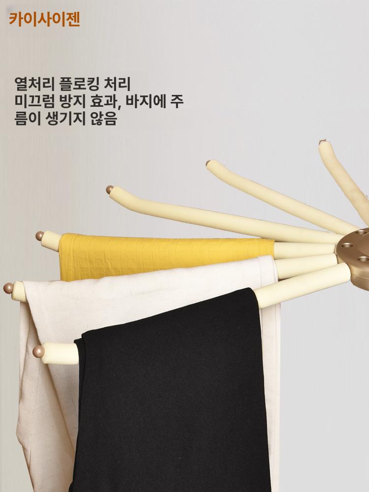 철제 헹거 회전식 스탠드 튼튼한 옷가게 원형 회전행거 원룸 회전 의류 매장 행거 진열대 - 상세 이미지 5