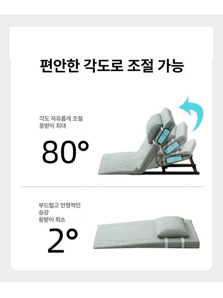 모션베드 병원침대 요양원 조절 복지용구 침대 전동침대 전동베드 - 상세 이미지 2