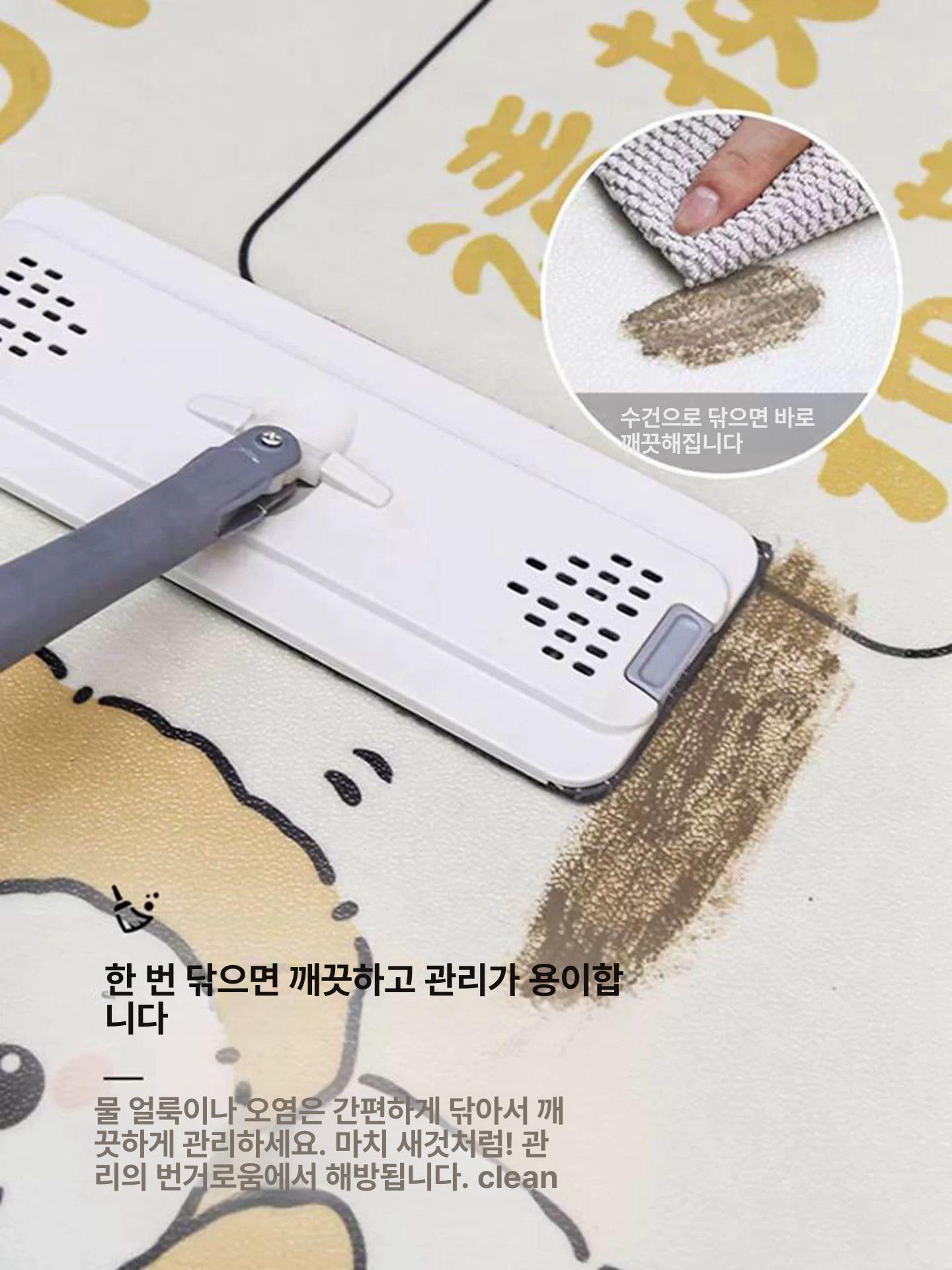 카페트 주방발매트 미끄럼방지 특대형 극세사 바닥 주방매트 현관매트 논슬립 쿠션 - 상세 이미지 3