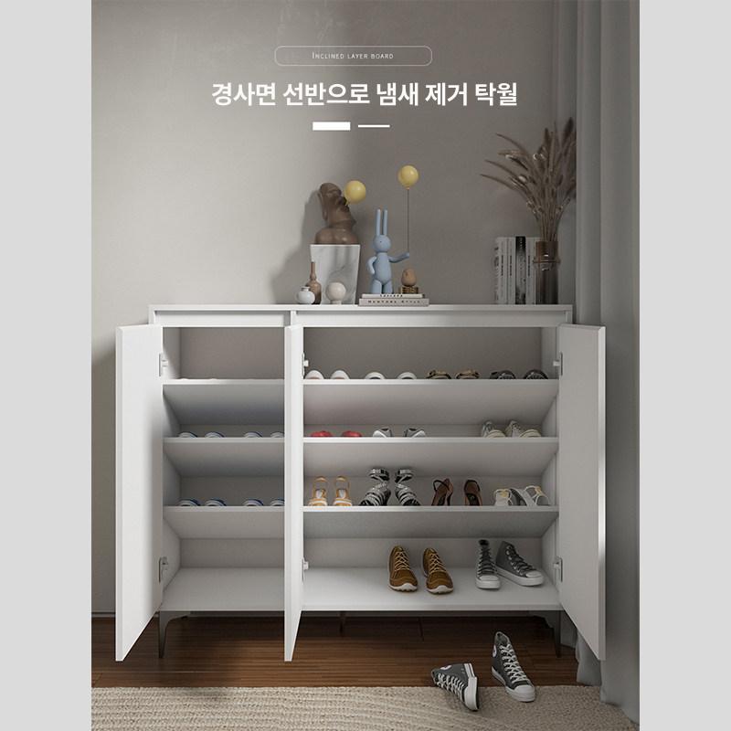 얇은 틈새수납장 폭좁은 베란다 슬림장 수납함 복도 캐비넷 슬림수납장 선반장 도어 - 상세 이미지 3