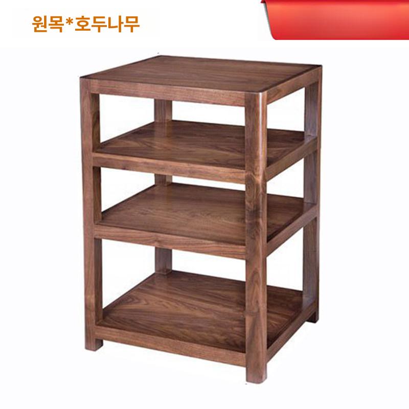 진열대 오디오장식장 진열장 수납장 앰프 스피커 거실 거치대 홈시어터 원목선반 - 상세 이미지 3