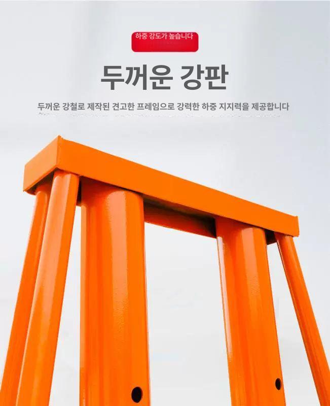 사다리꼴 케이블릴 대형 전선거치대 와이어 조절 롤러 선통기 광섬유 릴거치대 권선기 이미지 6