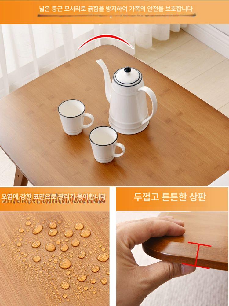 원형 소파테이블 접이식 리프트업 좌탁 쇼파테이블 커피 좌식 디자인 수납 리프팅 - 상세 이미지 5