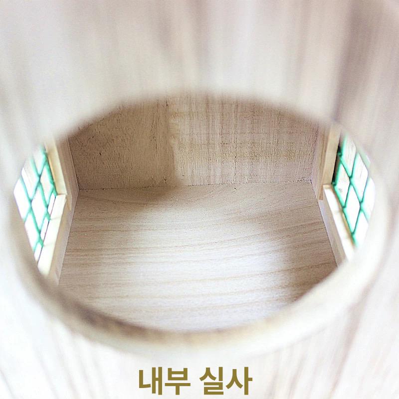 야외 새둥지 원목 정원 인테리어 타버린색깔의매달린나무 월 놀이터 새집 나무새집 원목새장 - 상세 이미지 5