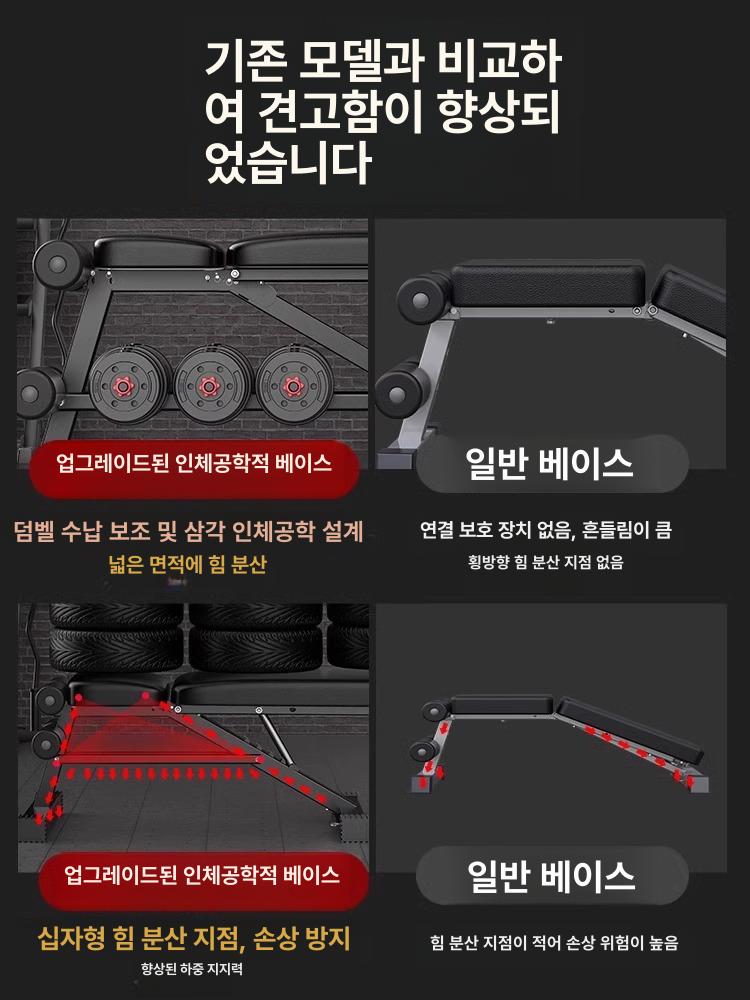 레그컬 레그익스텐션 머신 실내 하체 허벅지 벤치 기구 다기능 피트니스 - 상세 이미지 3