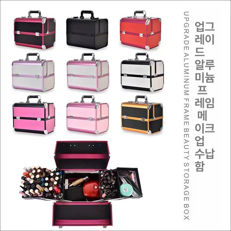 전문가용 메이크업박스 네일박스 메이크업캐리어 미용 아티스트 뷰티 네일아트 케이스 - 상세 이미지 4