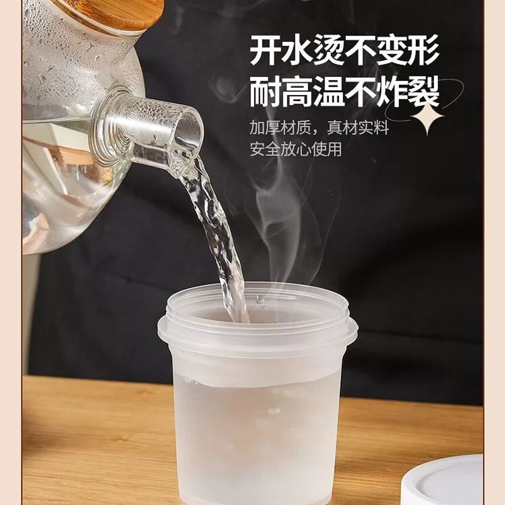 플라스틱 푸딩 보관용기 모양 요거트 원형 카페 디저트컵 디저트용기 포장용기 진열용 - 상세 이미지 3